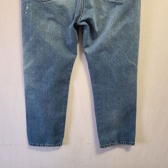 Vintage Rustler Jeans Straight Leg Men's Size 38x29 Blue Denim - Picture 7 of 8
